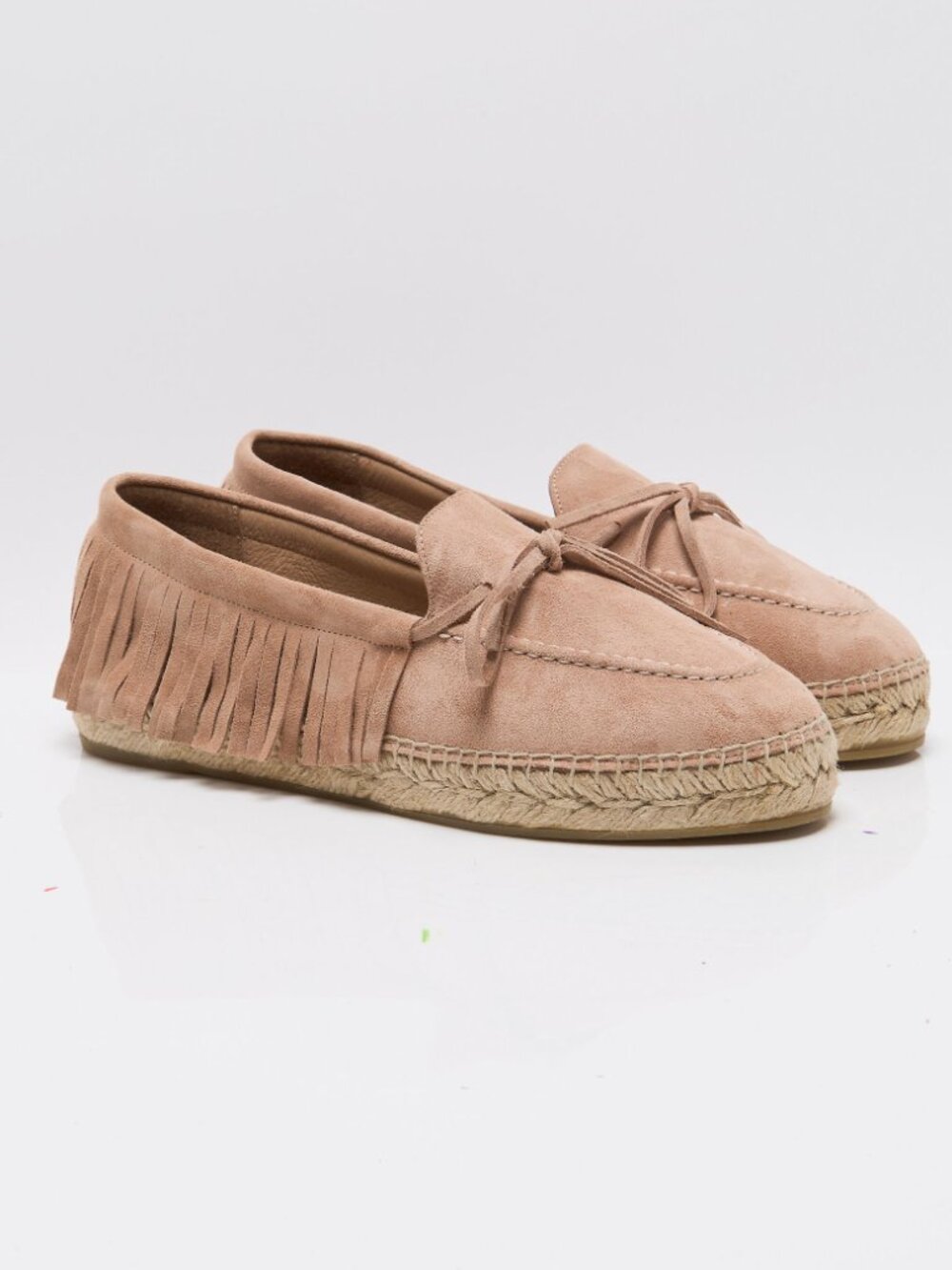 FREE PEOPLE Faraway Fringe Espadrilles / Dusty Rose - Picture 13 of 14